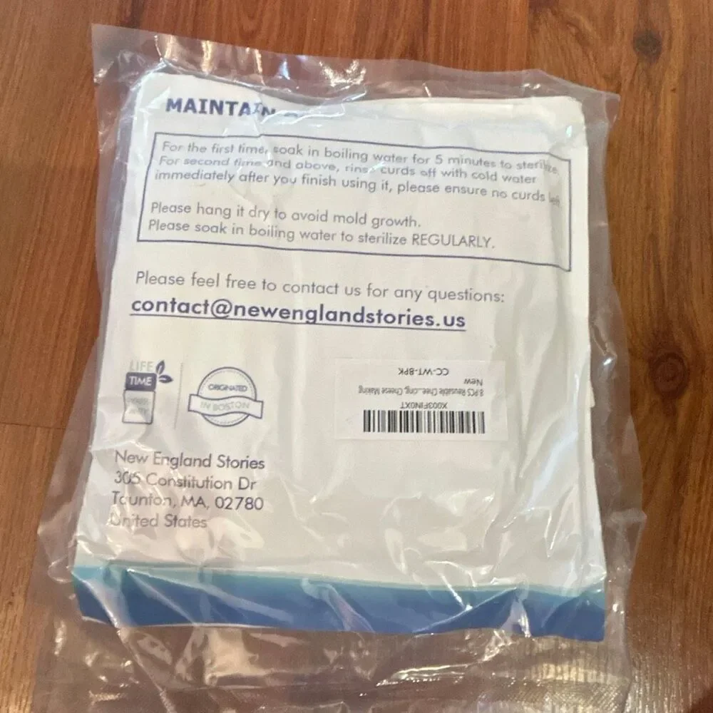NEW 8 pack organic cheese cloth cotton 20 x 20